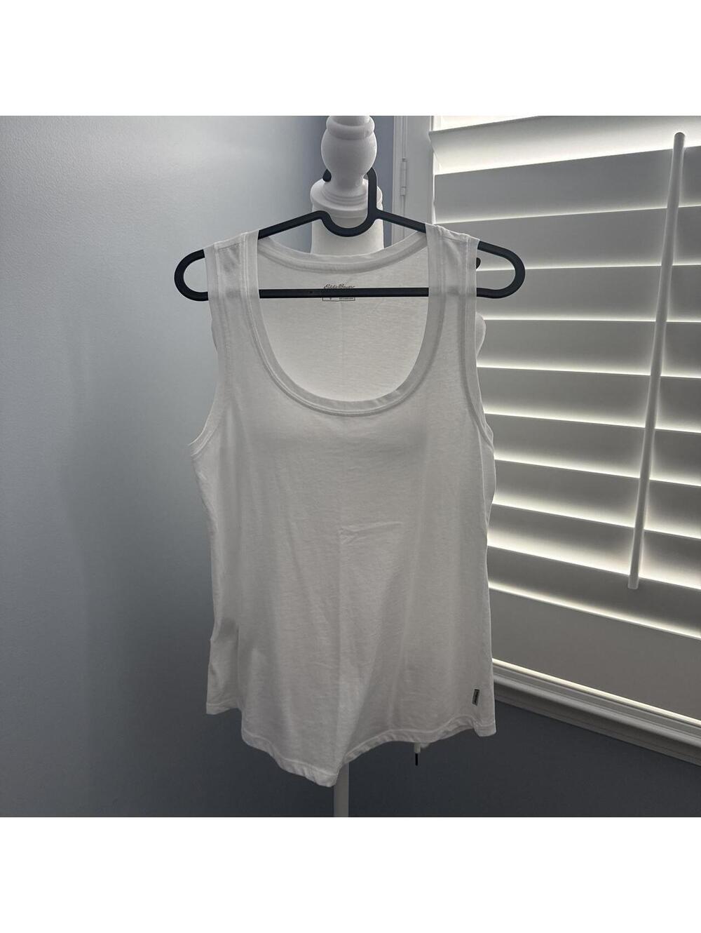 Eddie Bauer Women's White Vests-tanks-cami